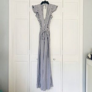 Striped Jumpsuit, NEVER WORN